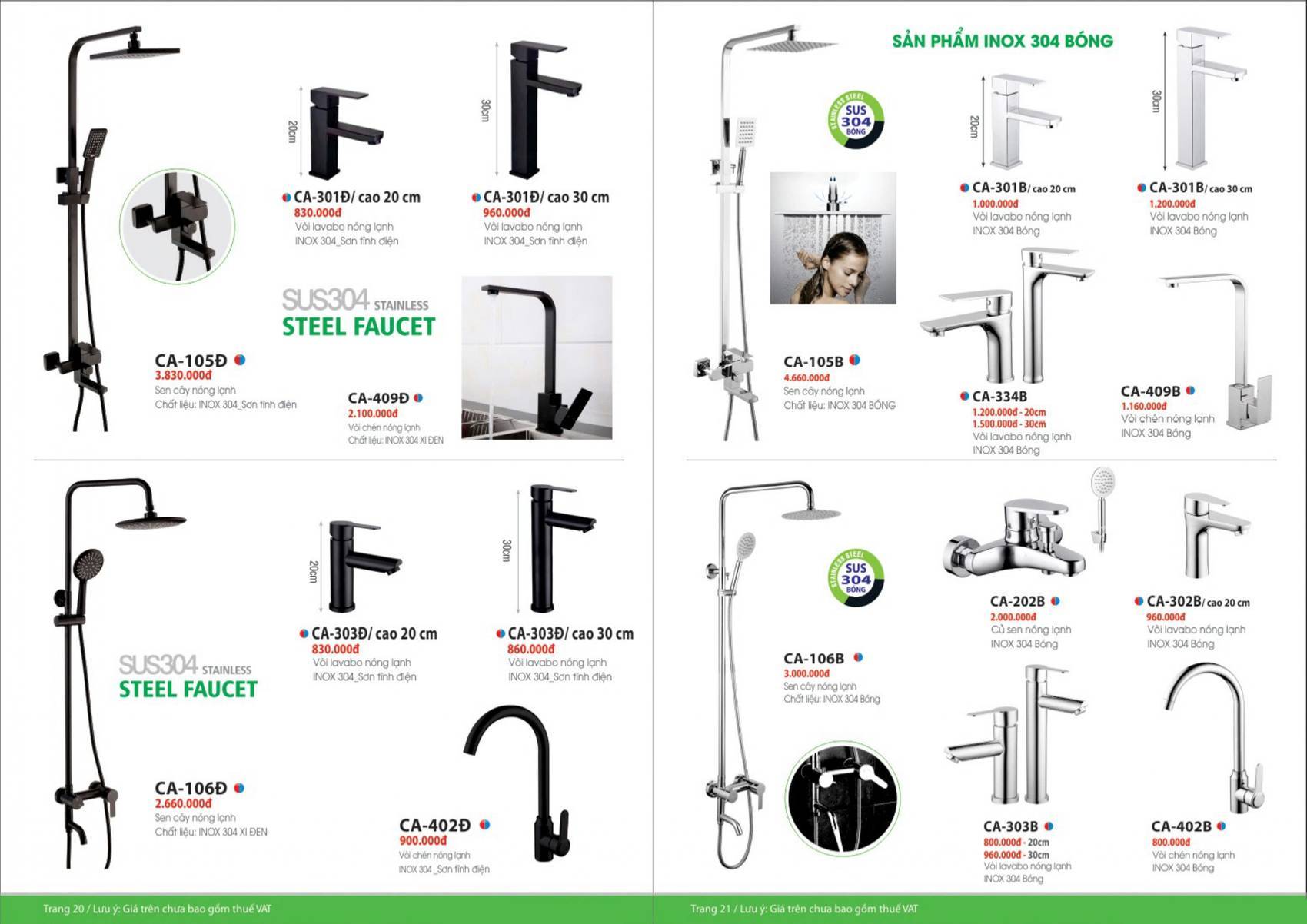 Thiết bị vệ sinh CARY ROYAL Catalogue và Bảng giá mới nhất 2025 /Page 11